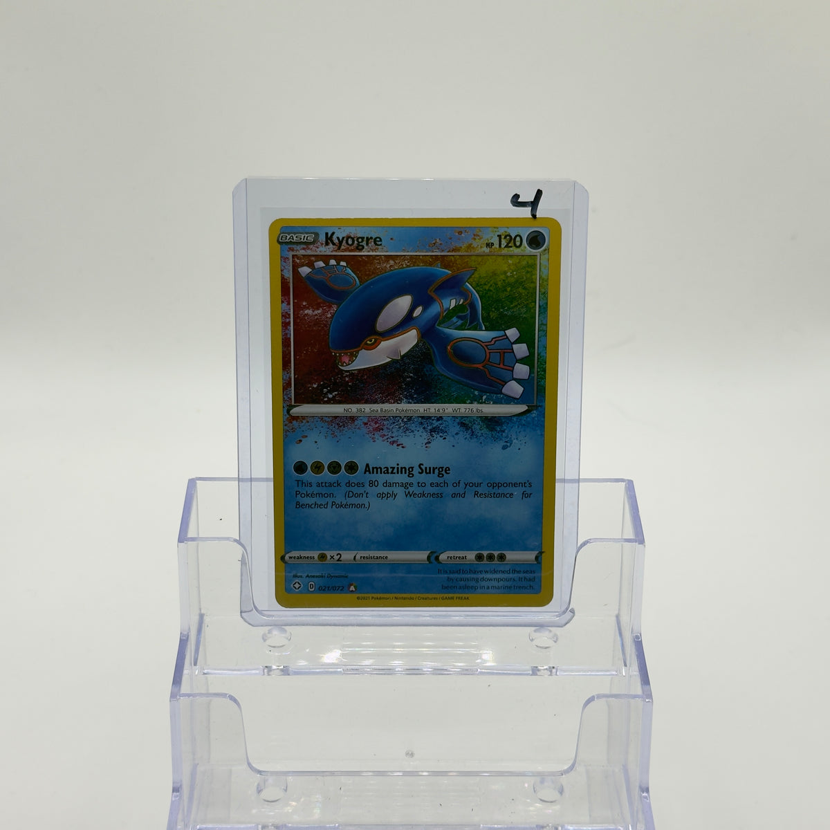 Kyogre — Amazing Rare #021/072 - NM