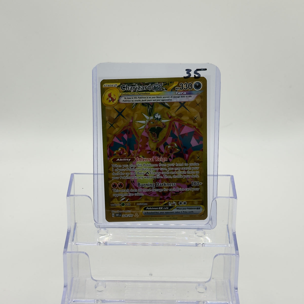 Charizard ex — Gold Hyper Rare #228/197 - NM