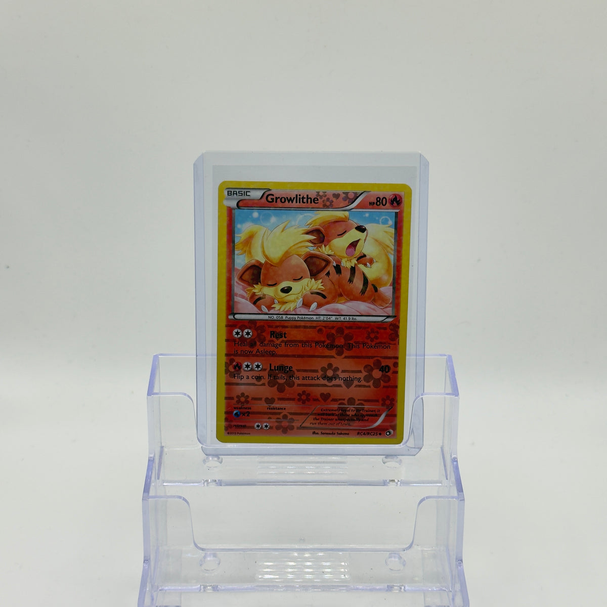Growlithe — Reverse Holo #RC4/RC25 - LP