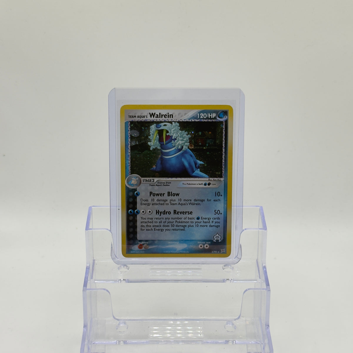 Team Aqua's Walrein — Holo #6/95 - LP