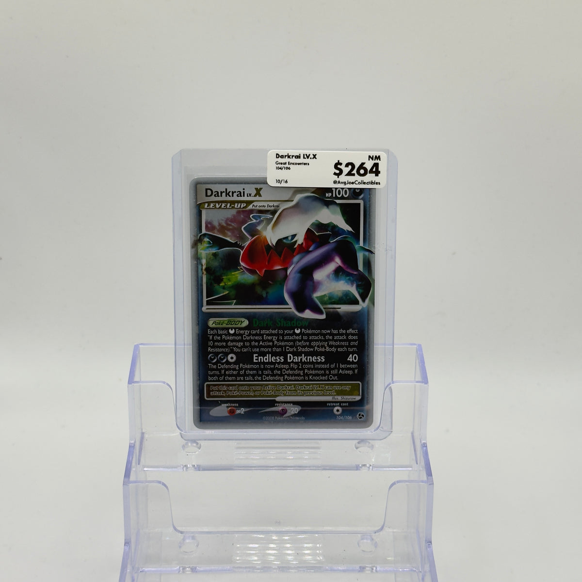 Darkrai LV.X #104/106 - NM