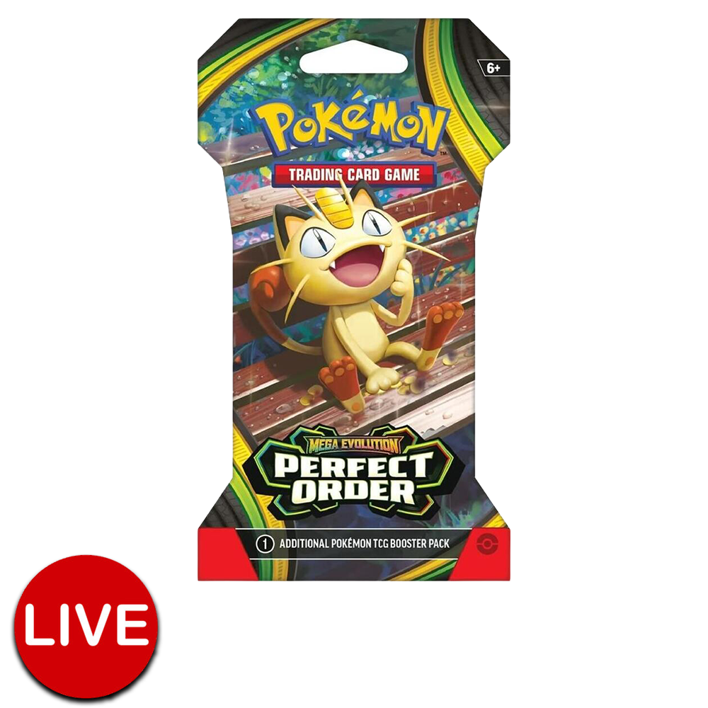 (LIVE) Pokemon Perfect Order Sleeved Booster Pack