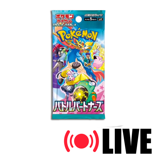 (LIVE) Pokemon Battle Partners Japanese Booster Pack