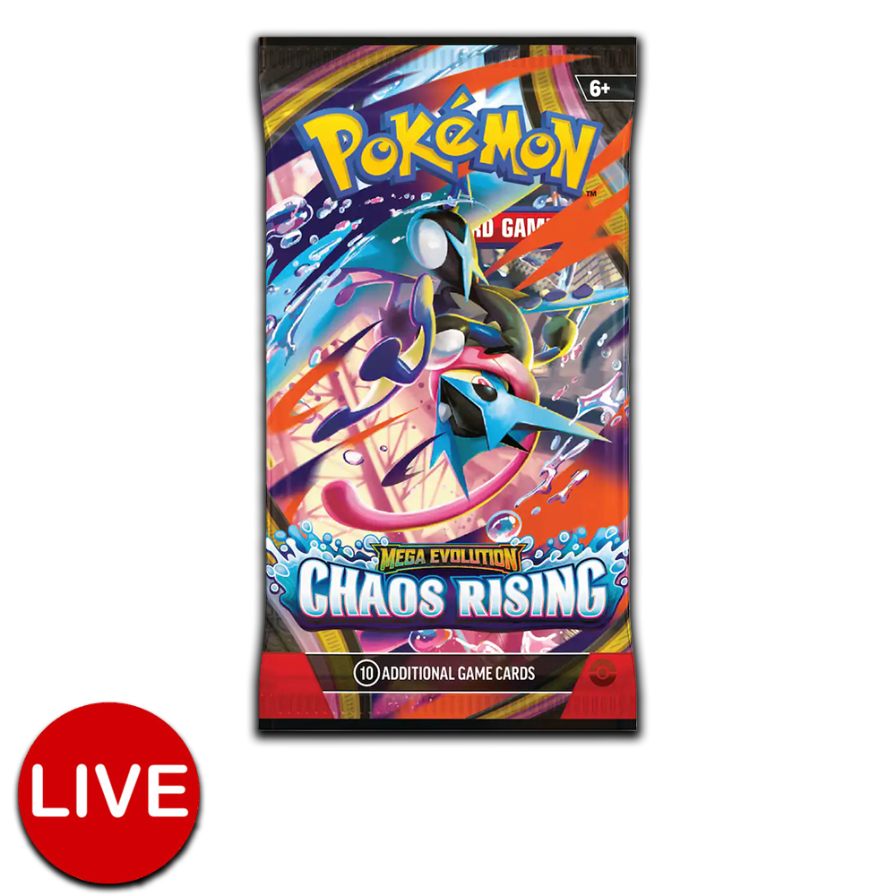 (LIVE) Pokemon Chaos Rising Booster Pack