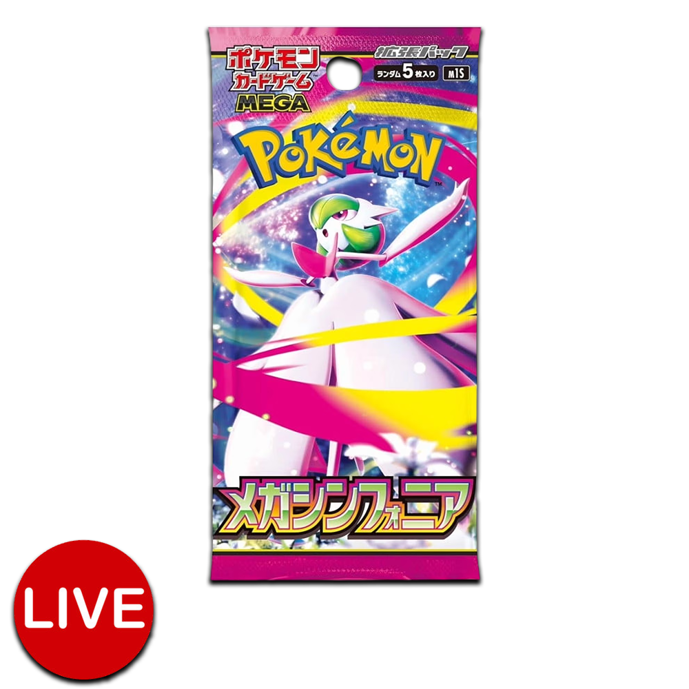 (LIVE) Japanese Pokemon Mega Symphonia Booster Pack