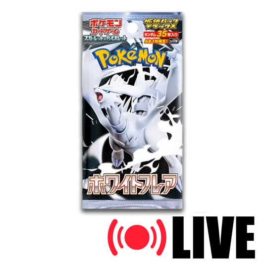 (LIVE) Japanese Pokemon White Flare Booster Pack