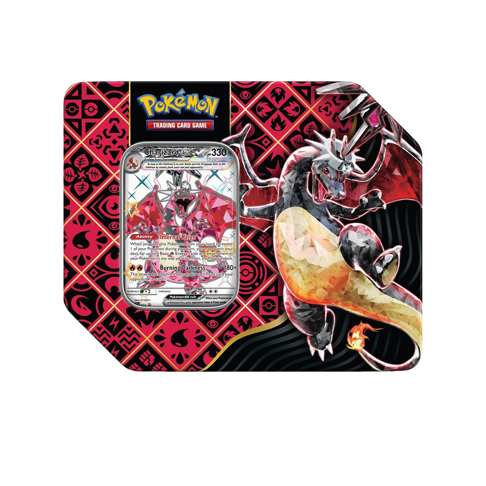 Pokemon Paldean Fates Charizard Tin