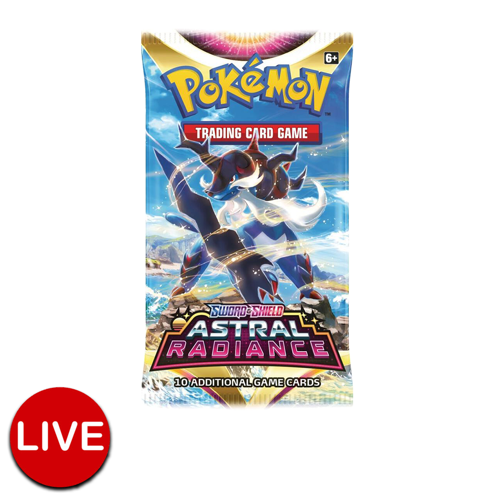 (LIVE) Pokemon Astral Radiance Booster Pack