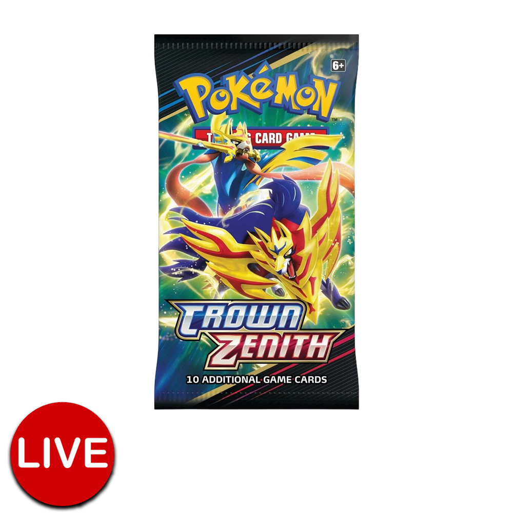 (LIVE) Pokemon Crown Zenith Booster Pack