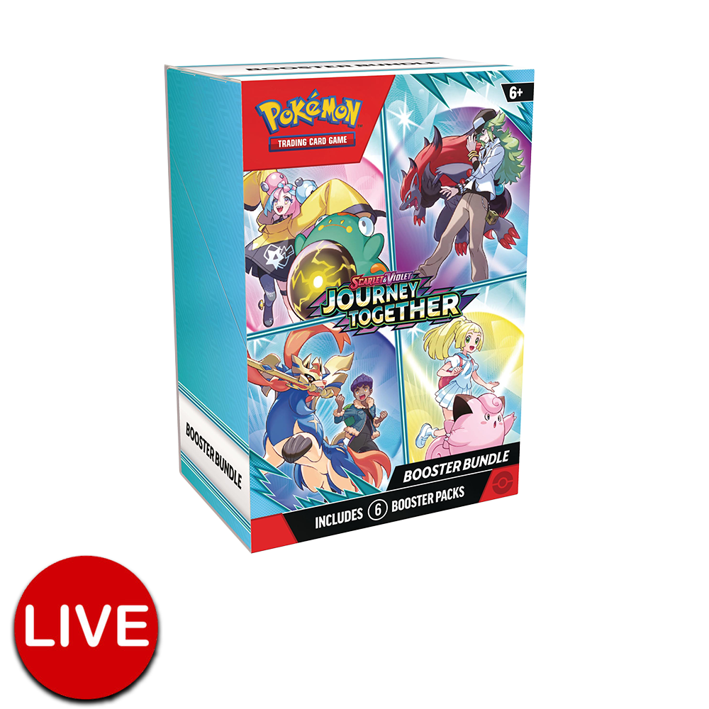 (LIVE) Pokémon Journey Together Booster Bundle