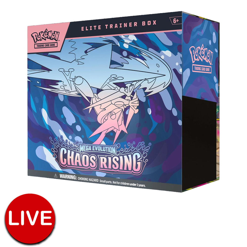 (LIVE OR SEALED) Pokemon Chaos Rising ETB