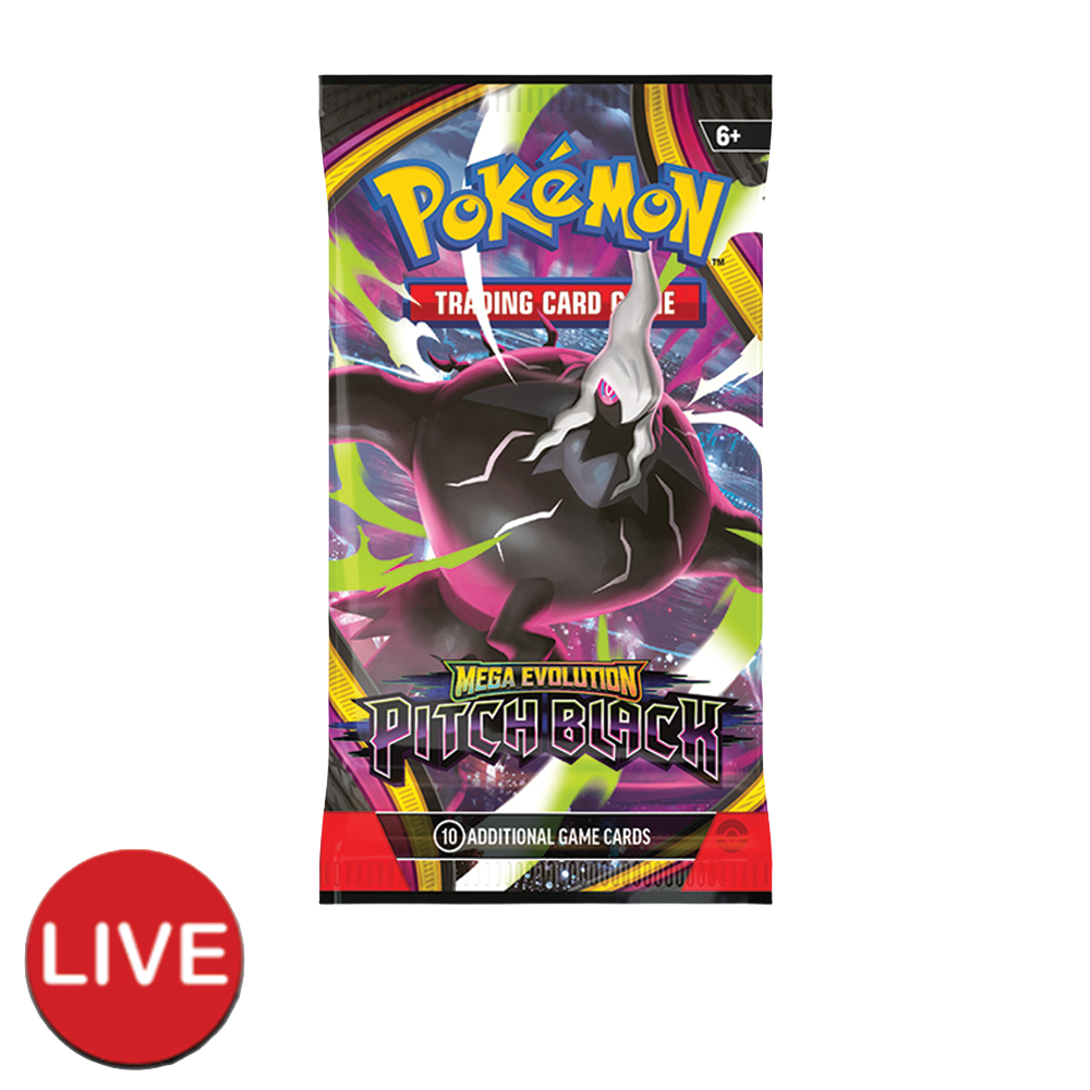 (LIVE) Pokemon Pitch Black Booster Pack