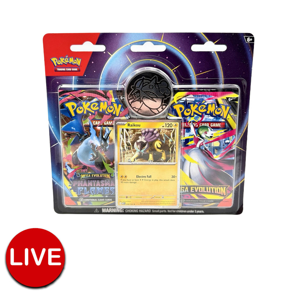 (LIVE) Pokemon 2-Pack Blister [Raikou]