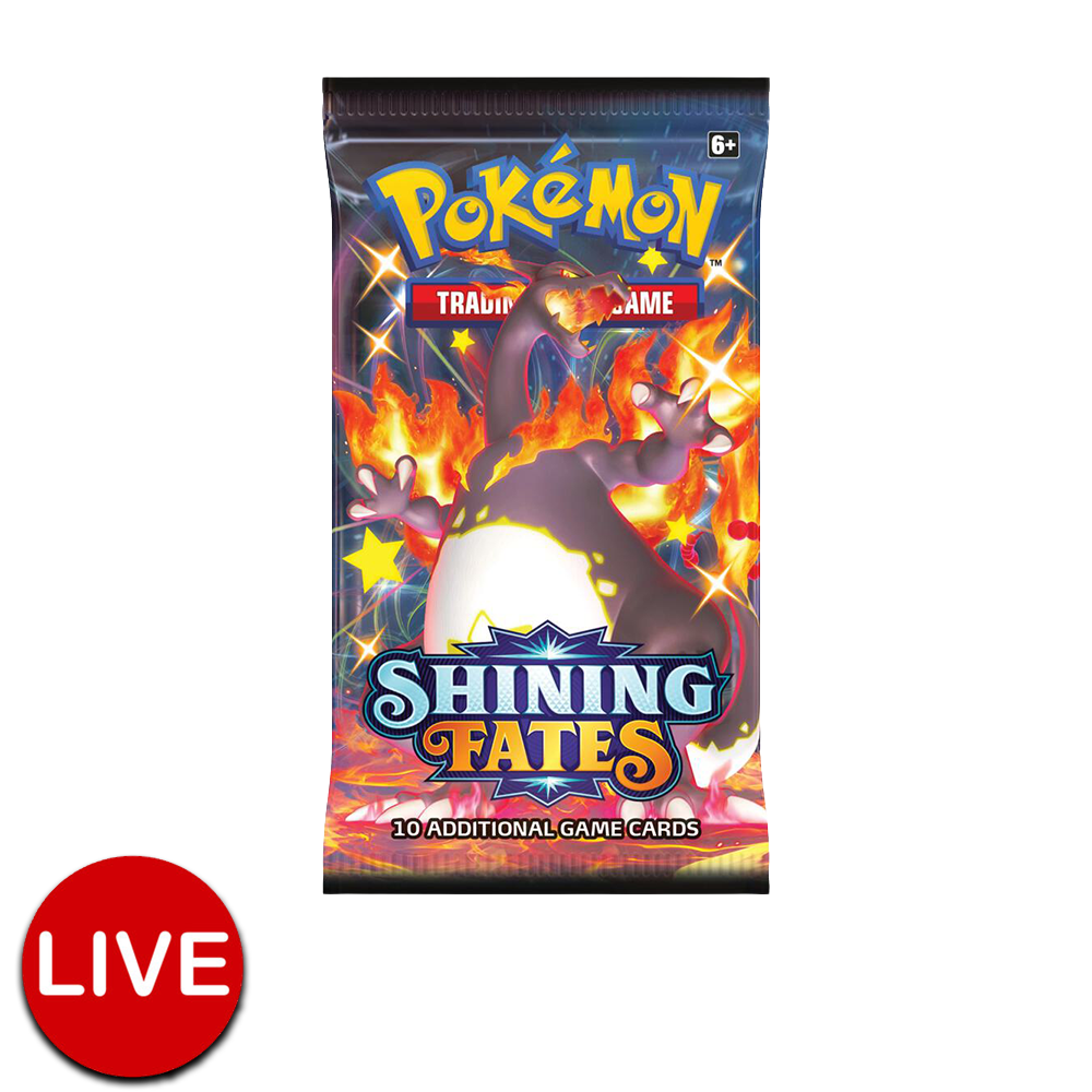 (LIVE) Pokemon Shining Fates Booster Pack