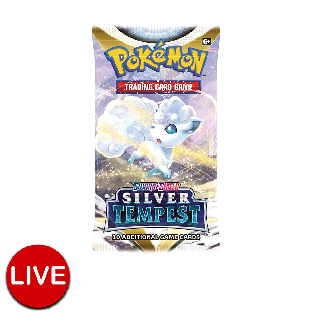 (LIVE) Pokemon Silver Tempest Booster Pack